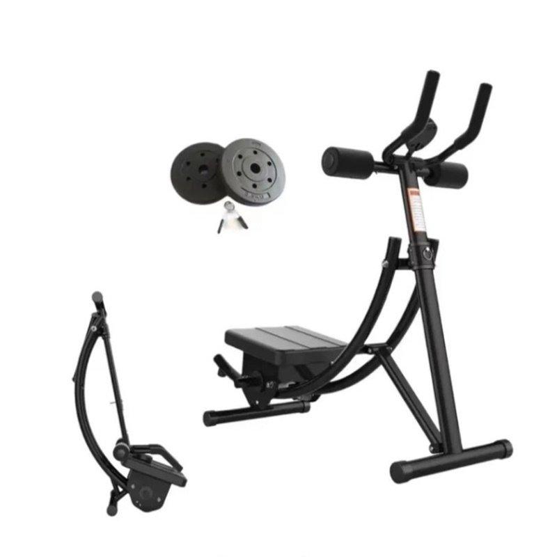 SwissGym Abshaper Bauchtrainer Fitnessgerät für Bauch, Rückenmuskeln mit Computer