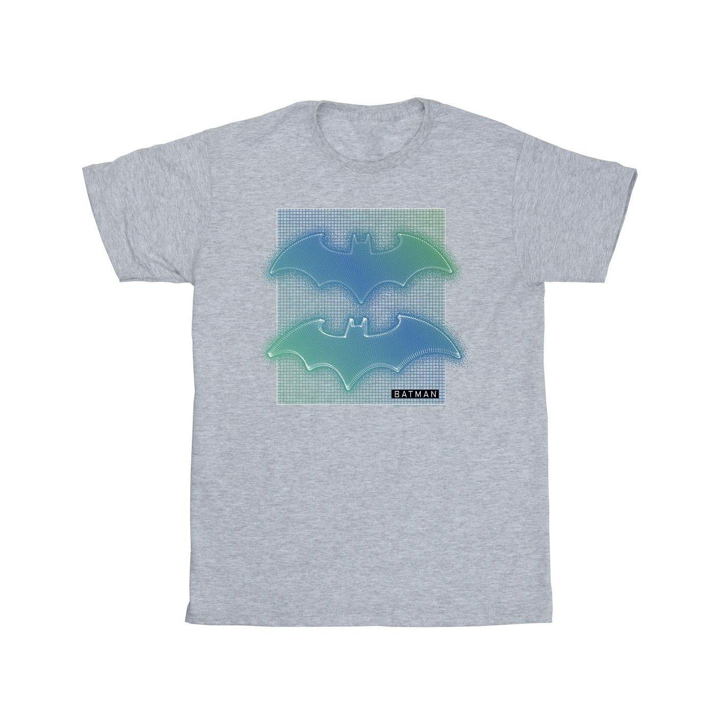 DC COMICS Batman Bat Signal Grid T-Shirt