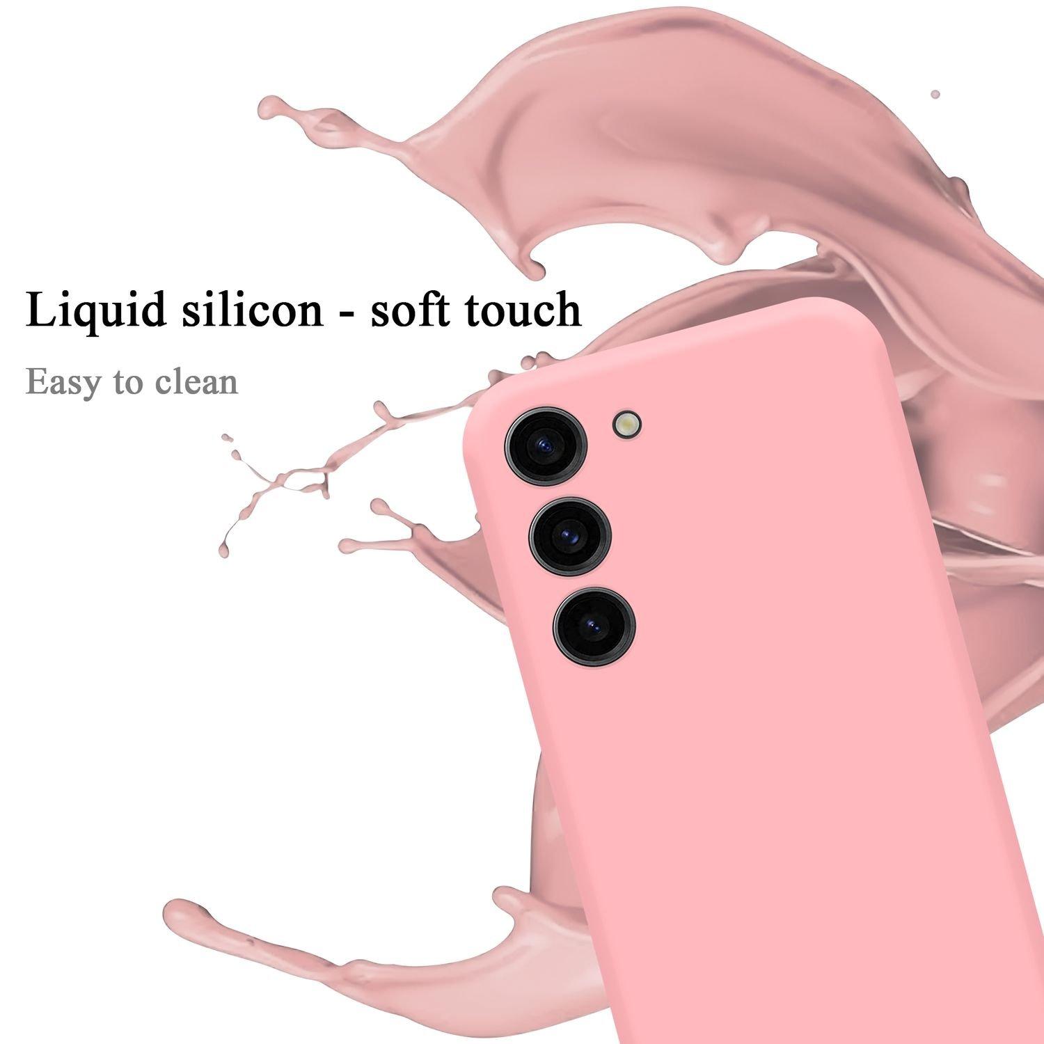 Cadorabo Hülle für Samsung Galaxy S23 PLUS in LIQUID PINK - Schutzhülle aus flexiblem TPU Silikon