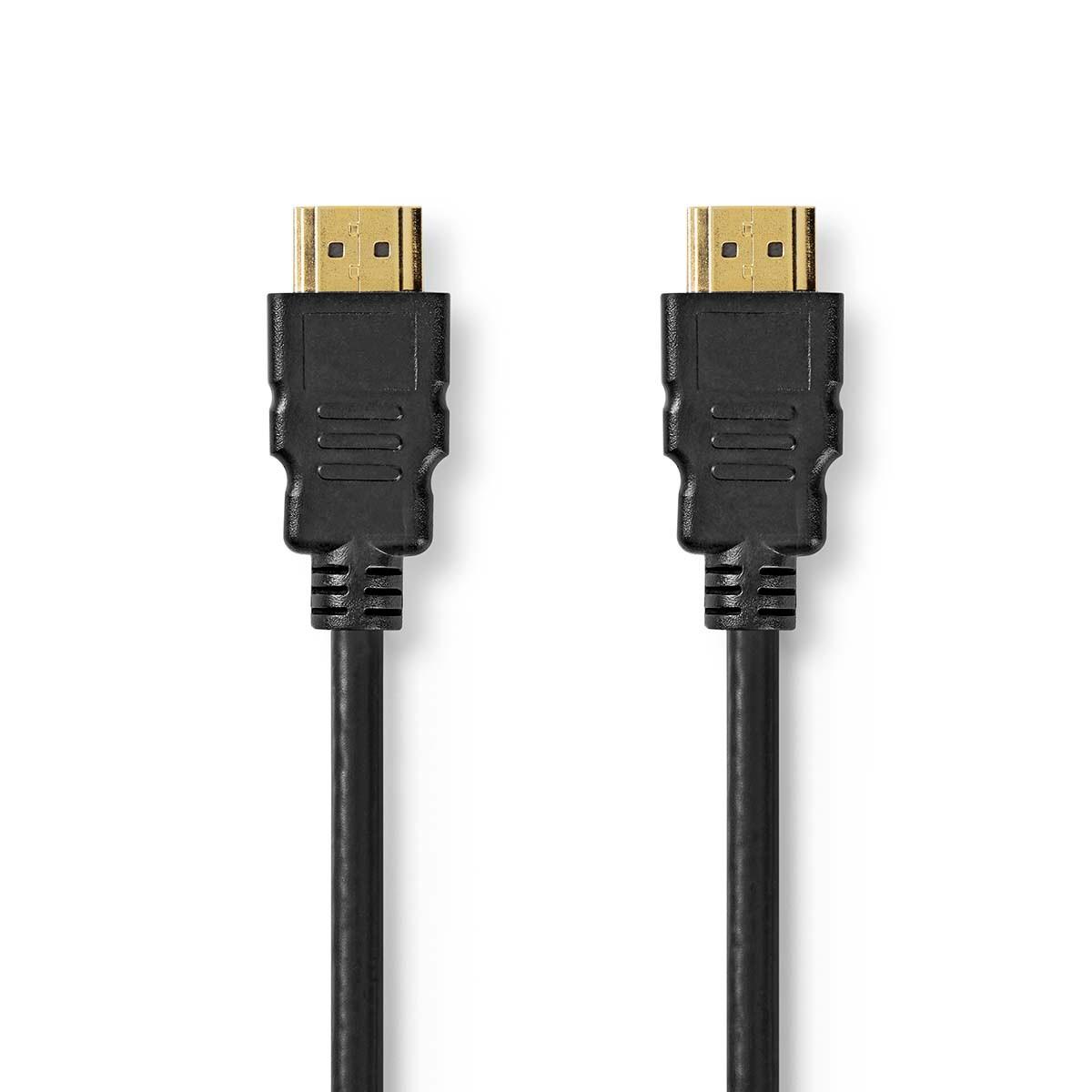 Nedis Ultra High Speed HDMI™ Kabel | HDMI™ Kontakt | HDMI™ Kontakt | 8K@60Hz | 48 Gbps | 3,00 m | Rund | 6,7 mm | Svart | Label