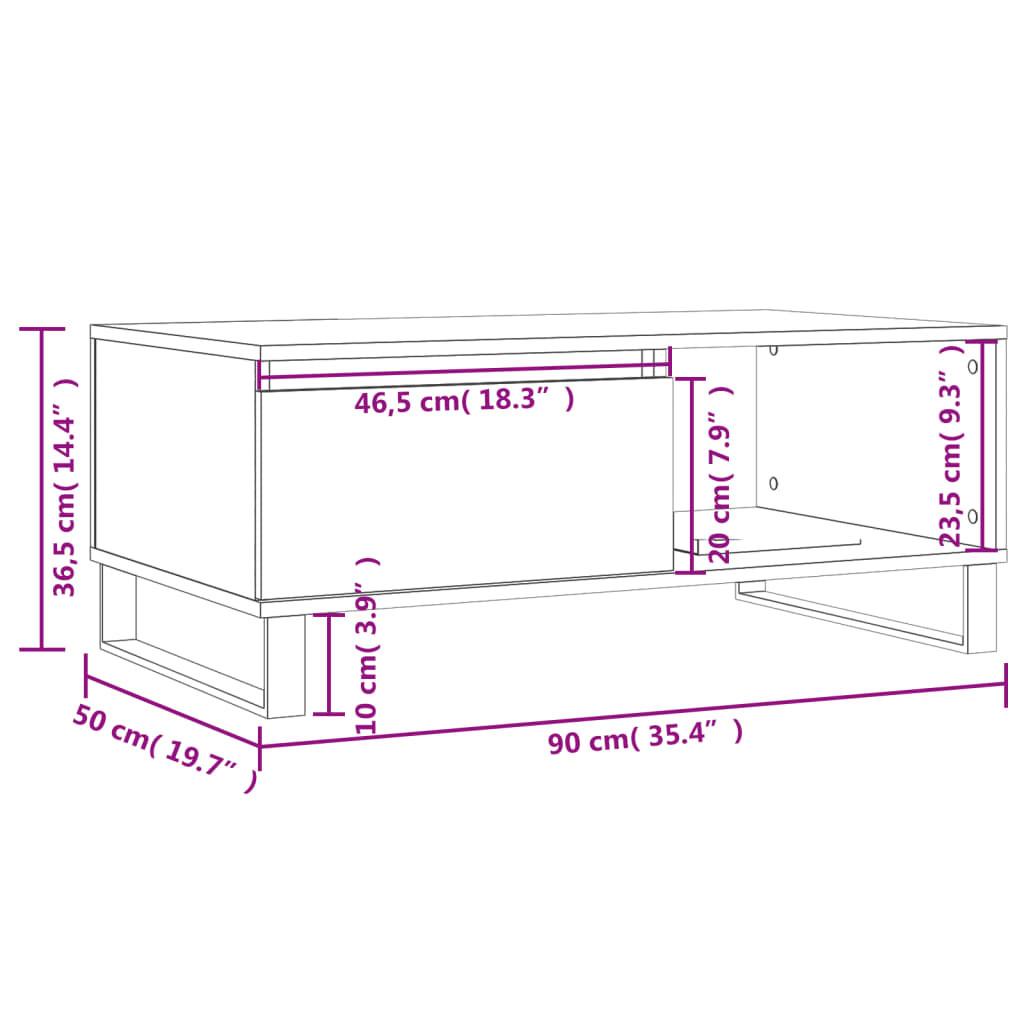 VidaXL Couchtisch holzwerkstoff