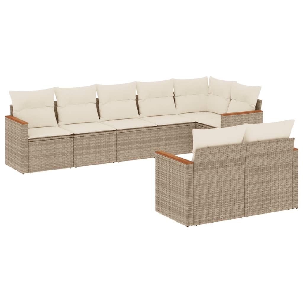 VidaXL Garten sofagarnitur poly-rattan