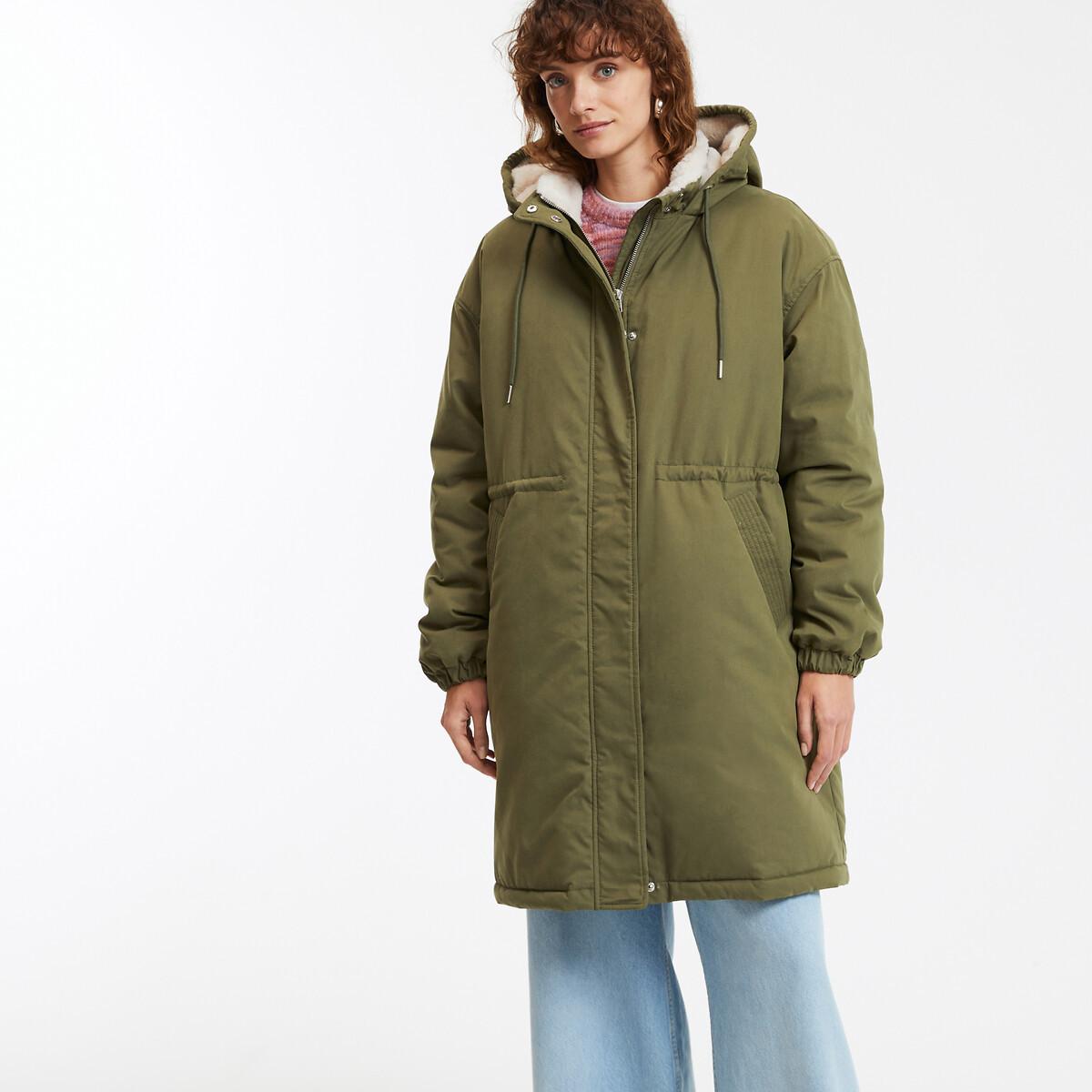 La Redoute Collections Winterparka mit fester Kapuze