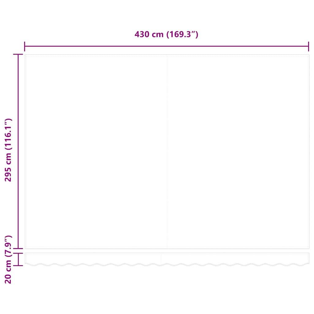 VidaXL Terrassenmarkise polyester