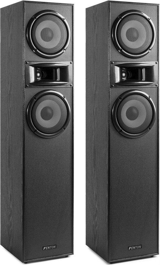 Fenton Standlautsprecher Paar SHF700B Schwarz