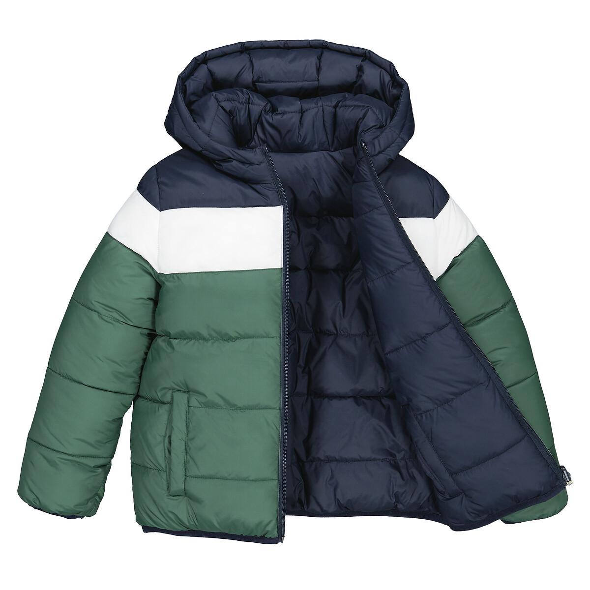 La Redoute Collections Wendbare Winter-Steppjacke mit Kapuze