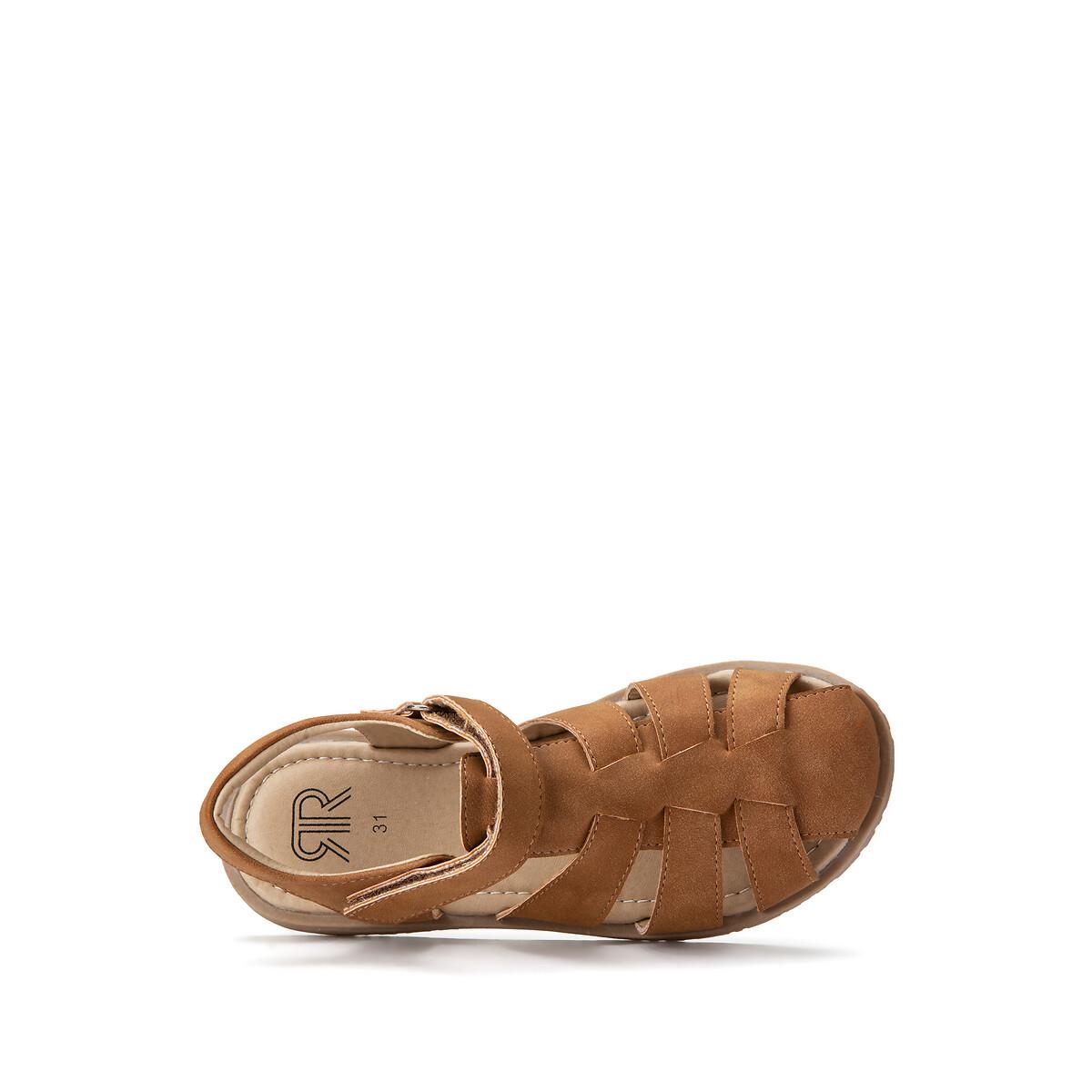 La Redoute Collections Sandalen mit Klettverschluss