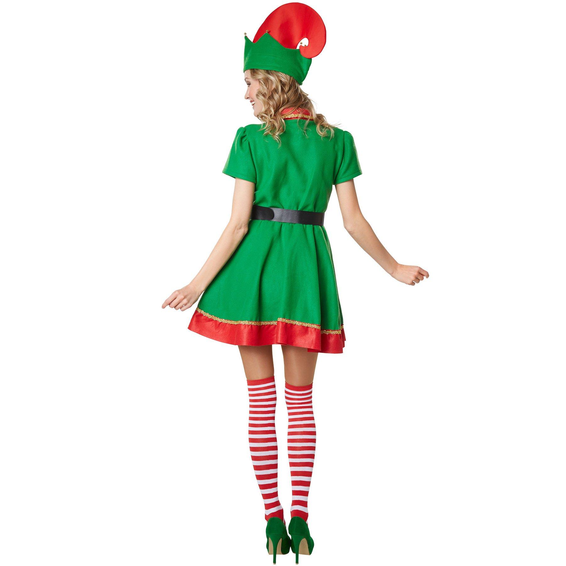 Tectake Frauenkostüm Fleißige Weihnachtselfe