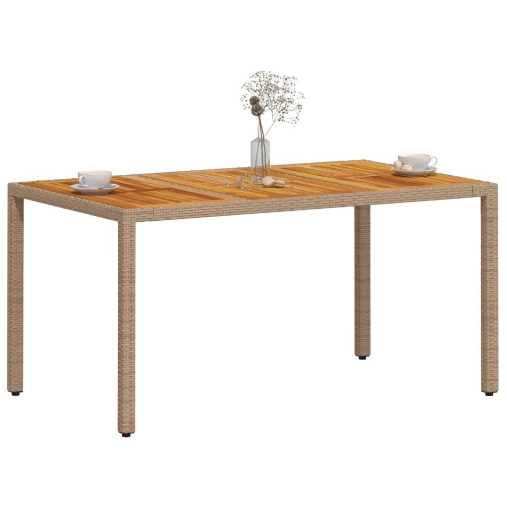 VidaXL Gartentisch poly-rattan