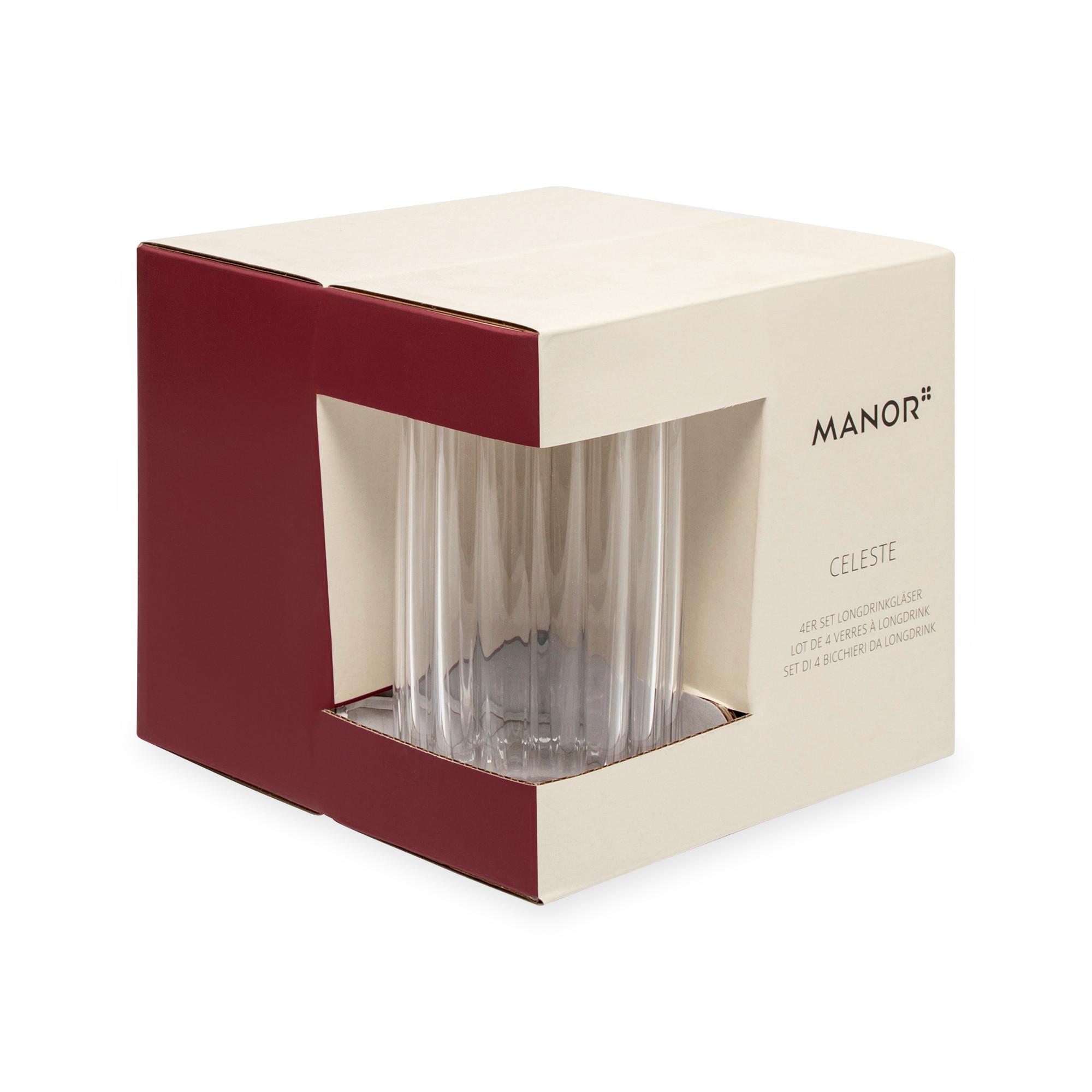 Manor Longdrinkglas, 4 Stück Celeste