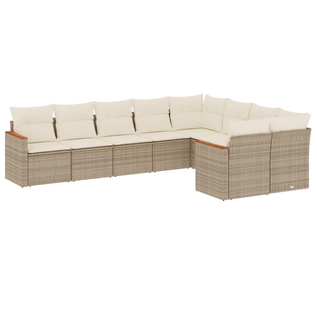 VidaXL Garten sofagarnitur poly-rattan