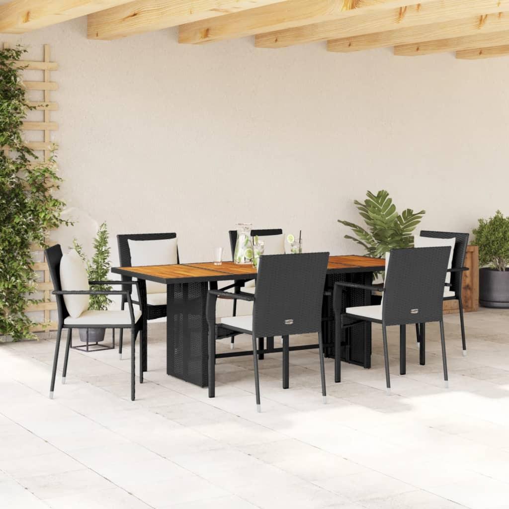 VidaXL Garten essgruppe poly-rattan