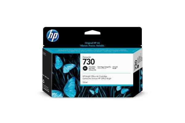 Hewlett-Packard HP Tintenpatrone 730 photo black P2V67A DesignJet T1700 130ml
