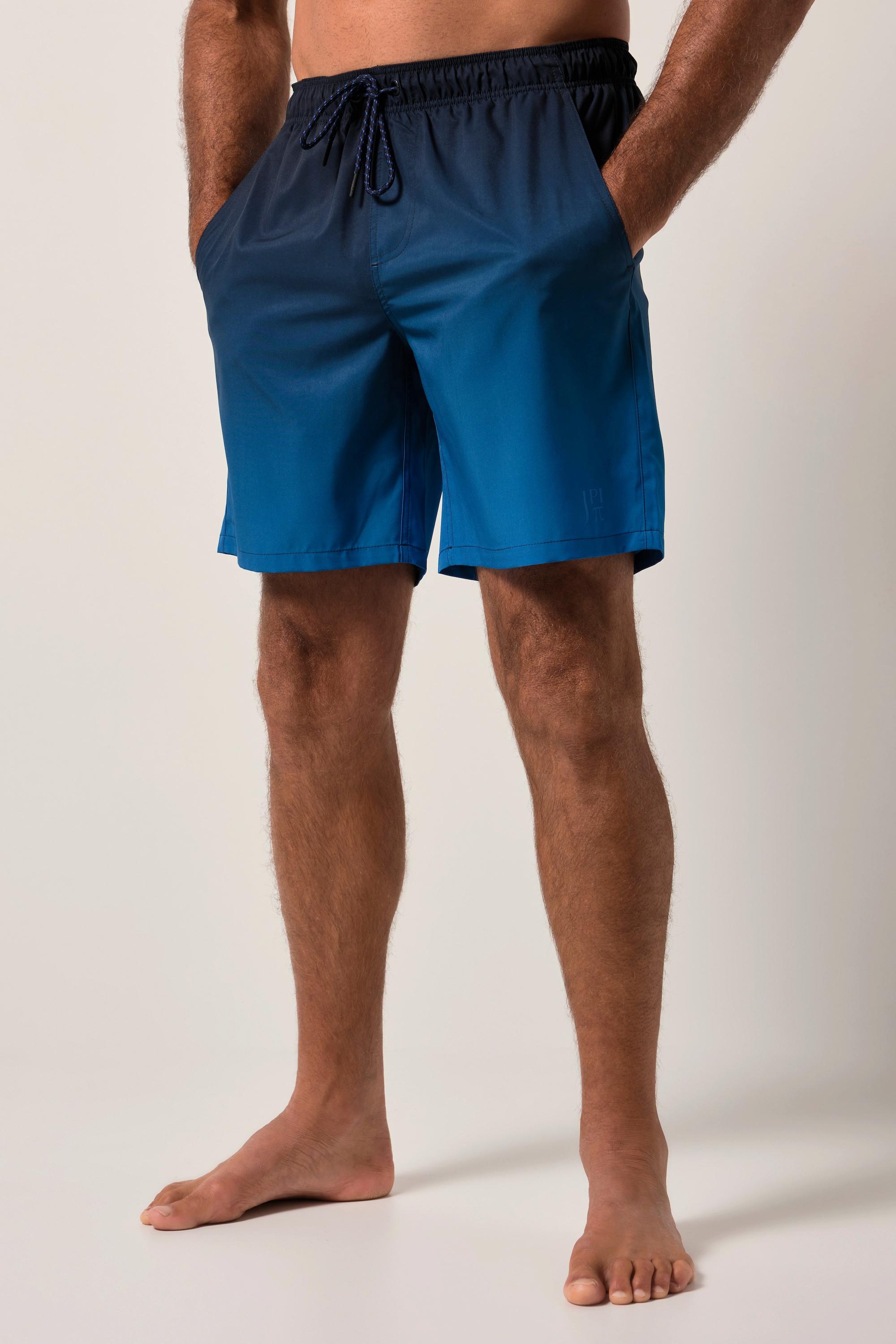 JP1880 Badeshorts, Beachwear, Elastikbund, Batiklook