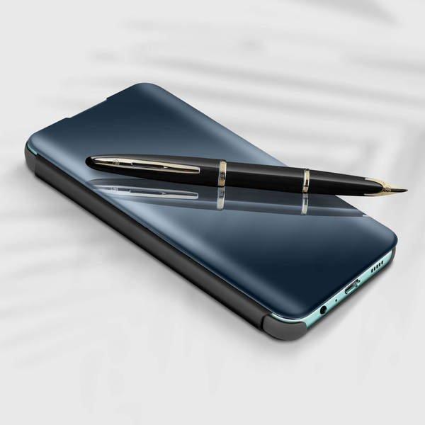 Avizar Spiegelhülle Samsung A22 5G Schwarz