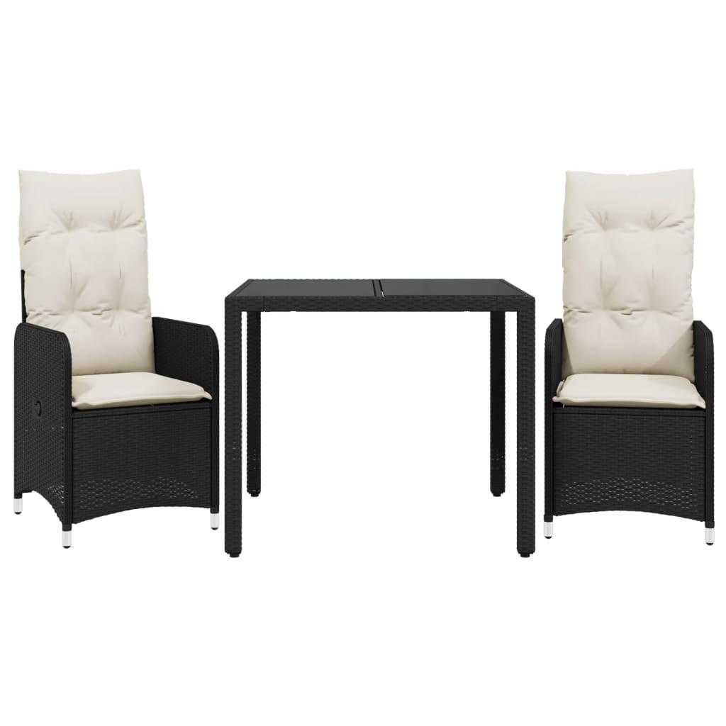 VidaXL Bistro set poly-rattan