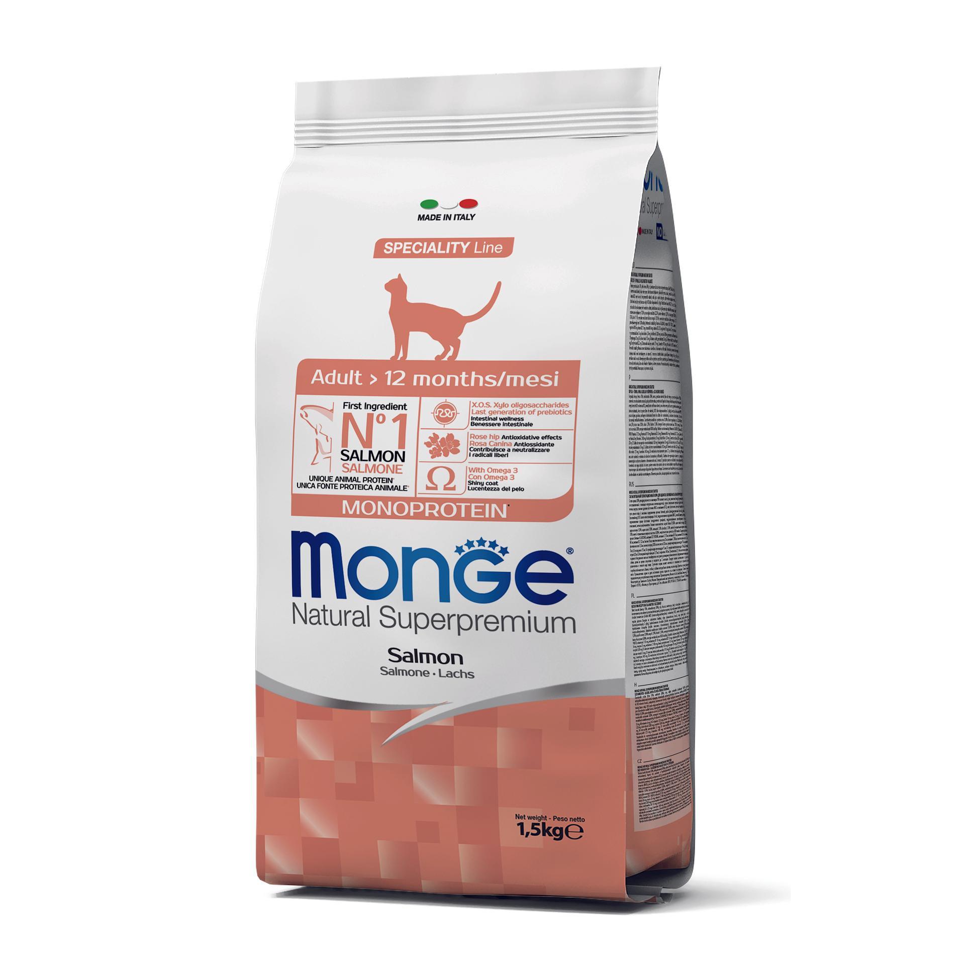 Monge Katze Adult Lachs, 1,5kg