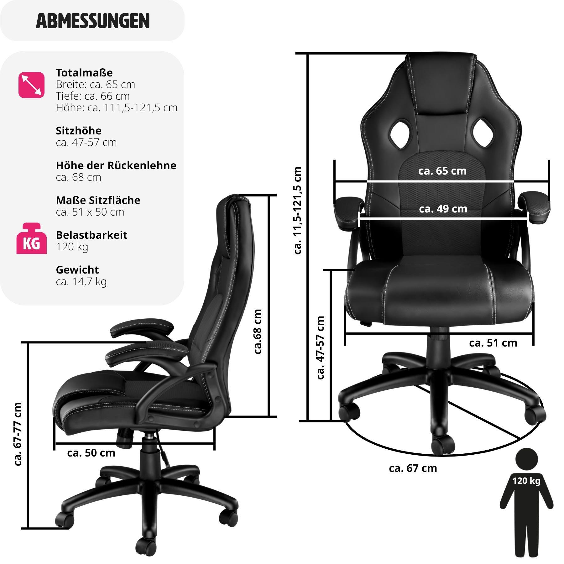 Tectake Bürostuhl Tyson