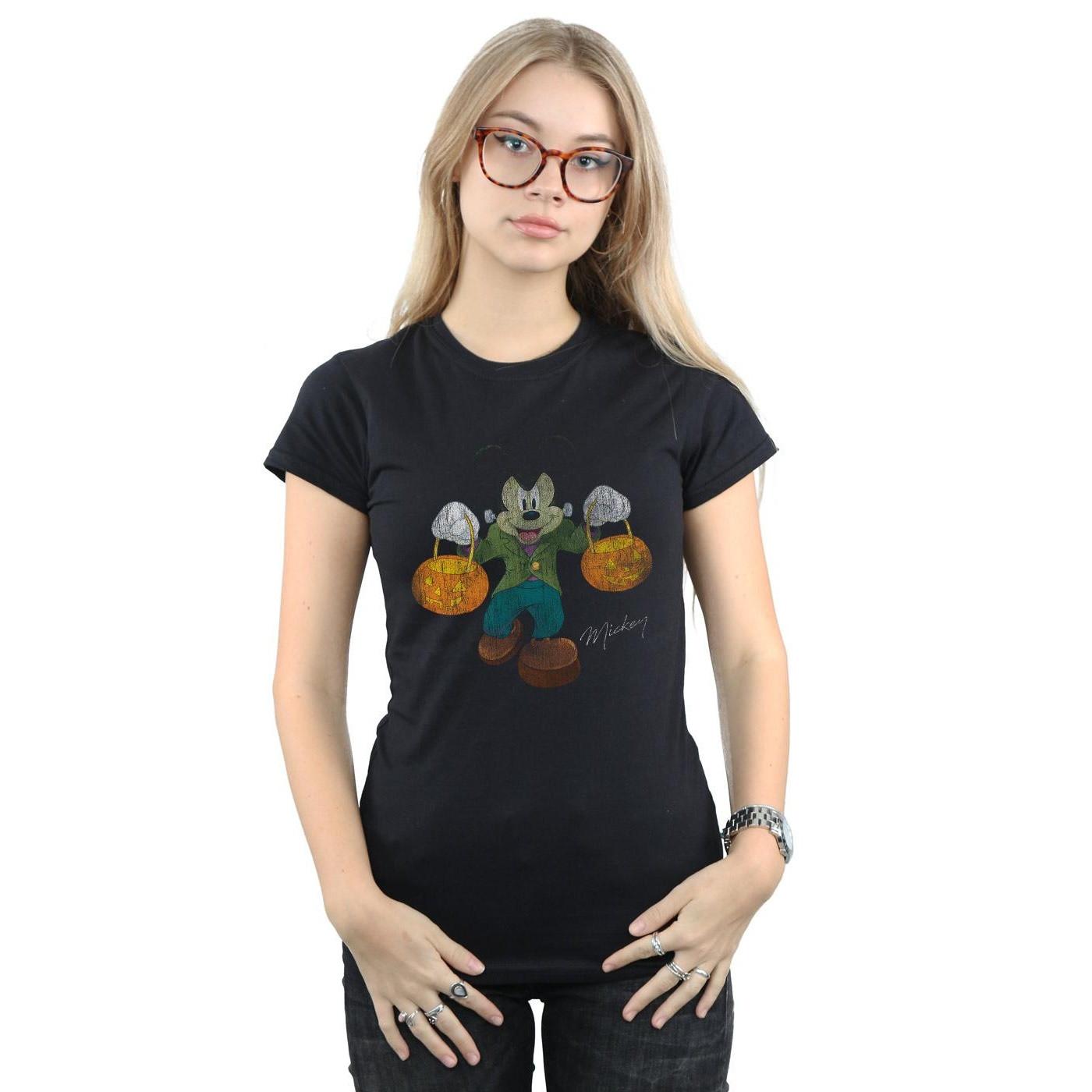 Disney Mickey Mouse Frankenstein Halloween T-Shirt