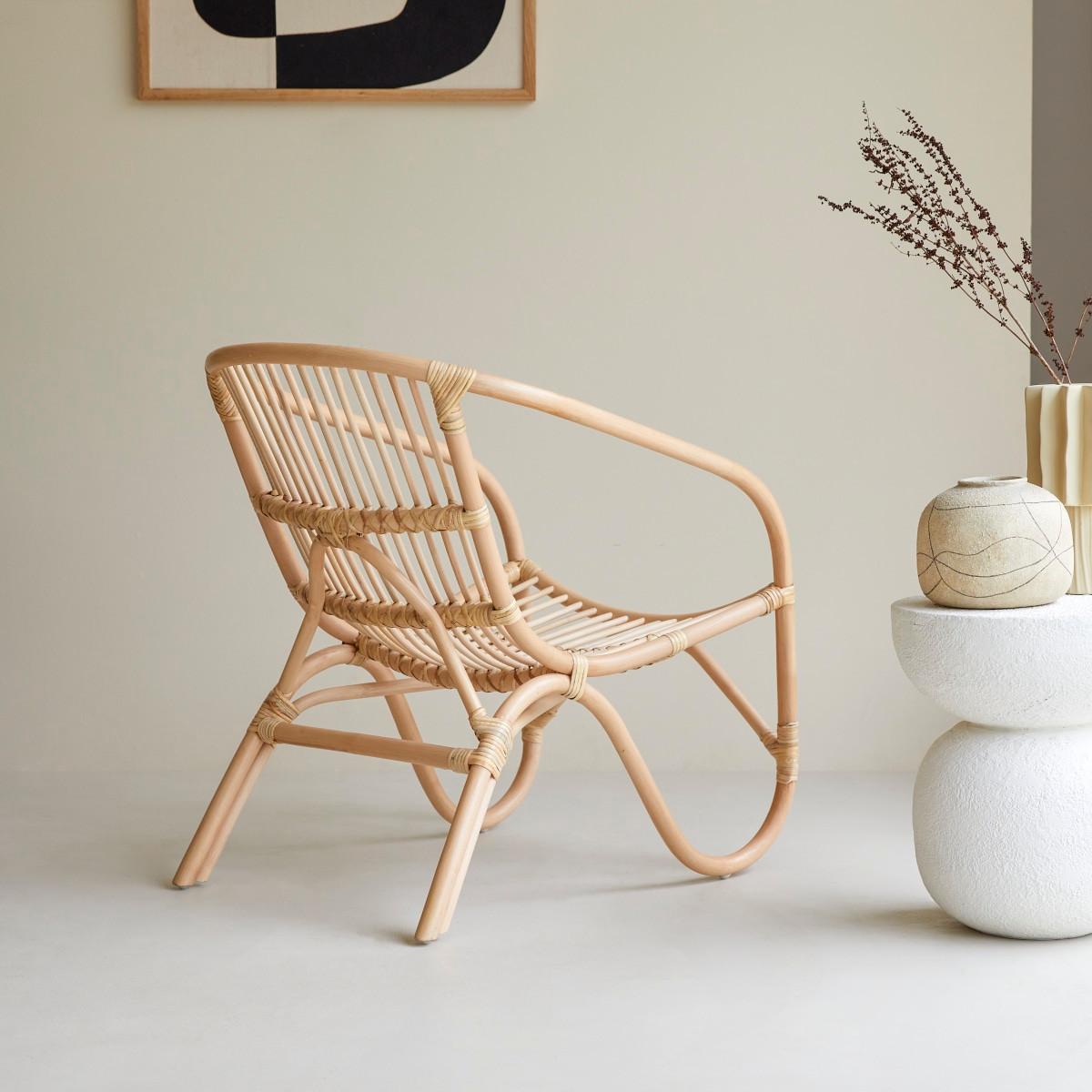 Tikamoon Sessel aus Rattan Mutine