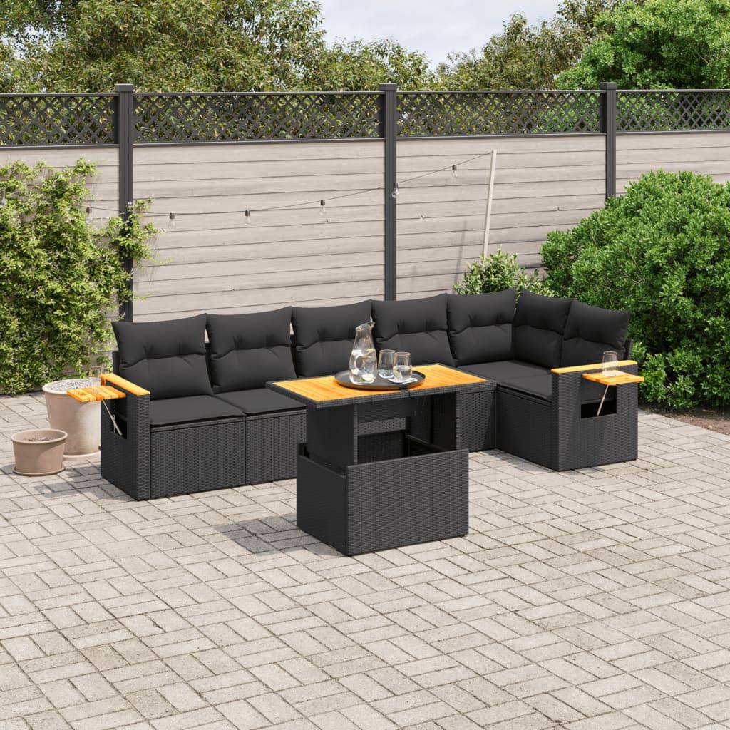 VidaXL Garten sofagarnitur poly-rattan