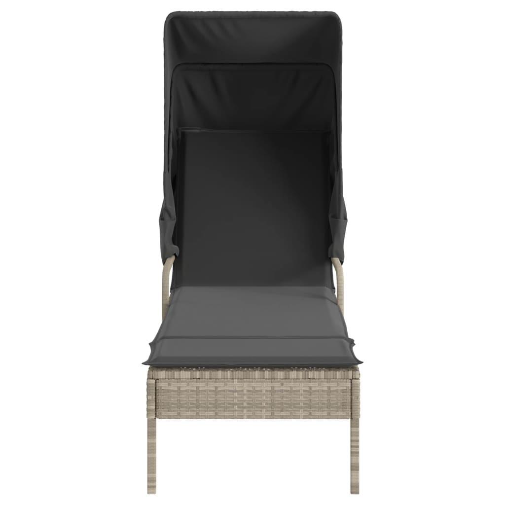 VidaXL Sonnenliege poly-rattan