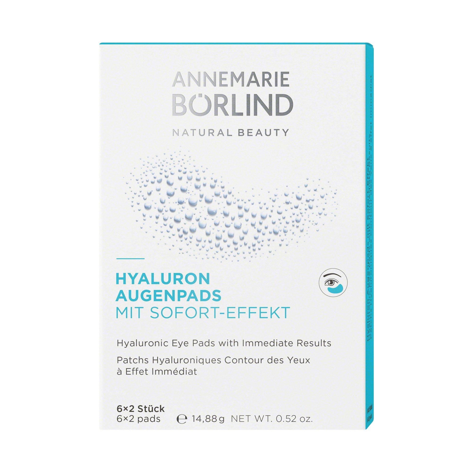 Annemarie Börlind AUGEN & LIPPENPFLEGE Hyaluron Augenpads Mit Sofort-Effekt