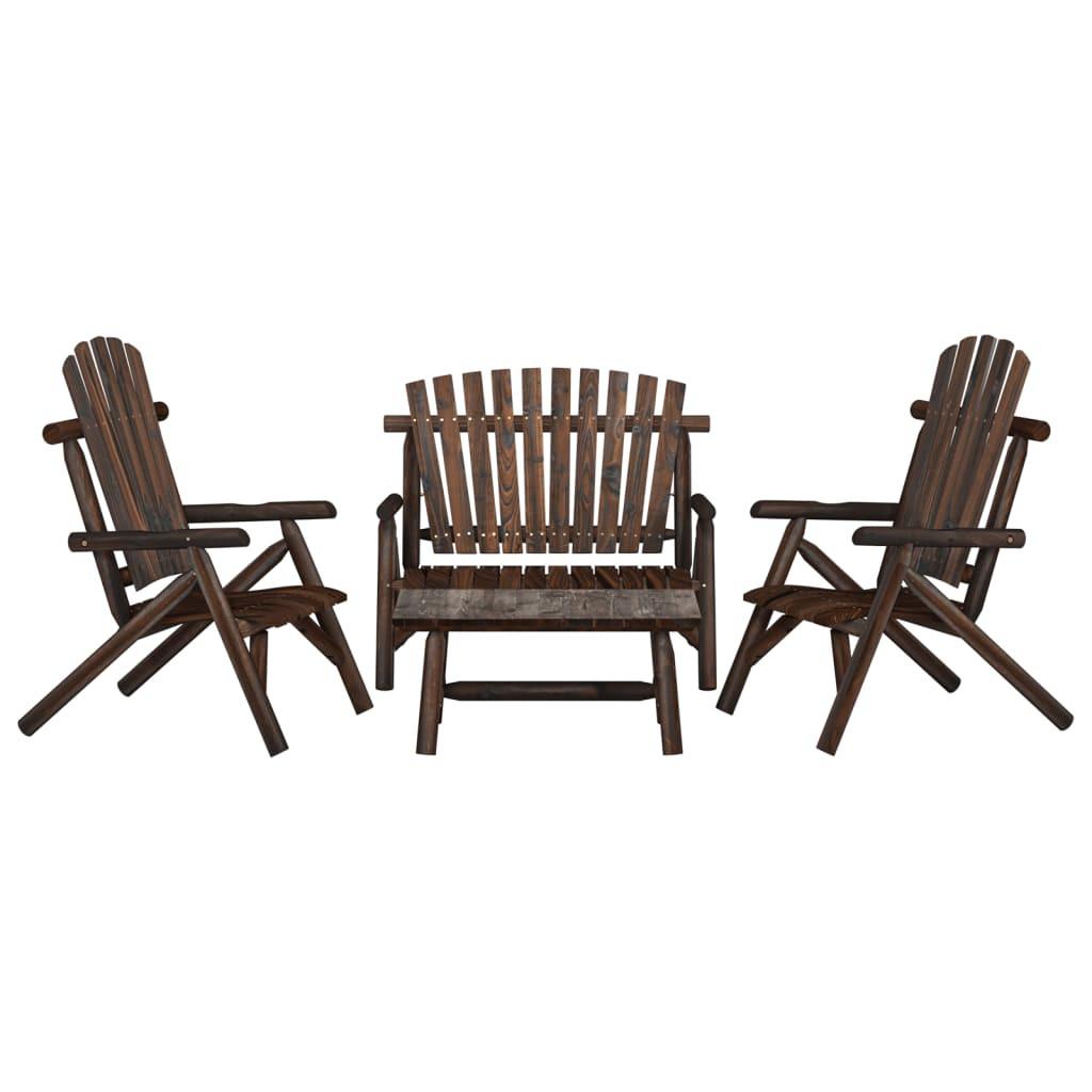 VidaXL Garten lounge set holz