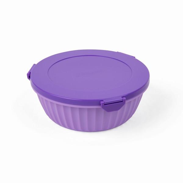 Yumbox Yumbox Poke Bowl Schüssel Schale mit 3-teiligem Teiler, Maui Purple