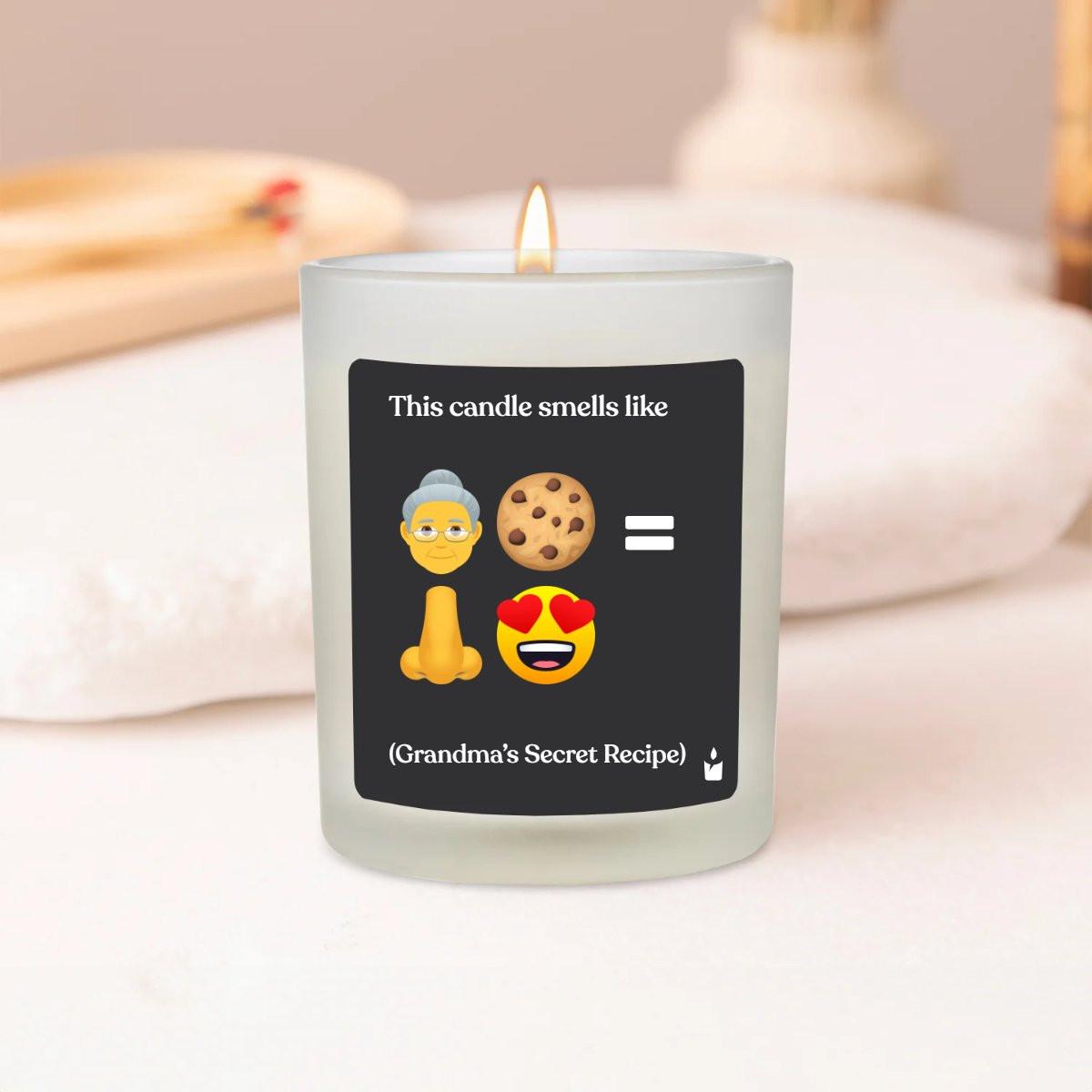 CandleHand Duftkerze Woody Grandma's secret recipe