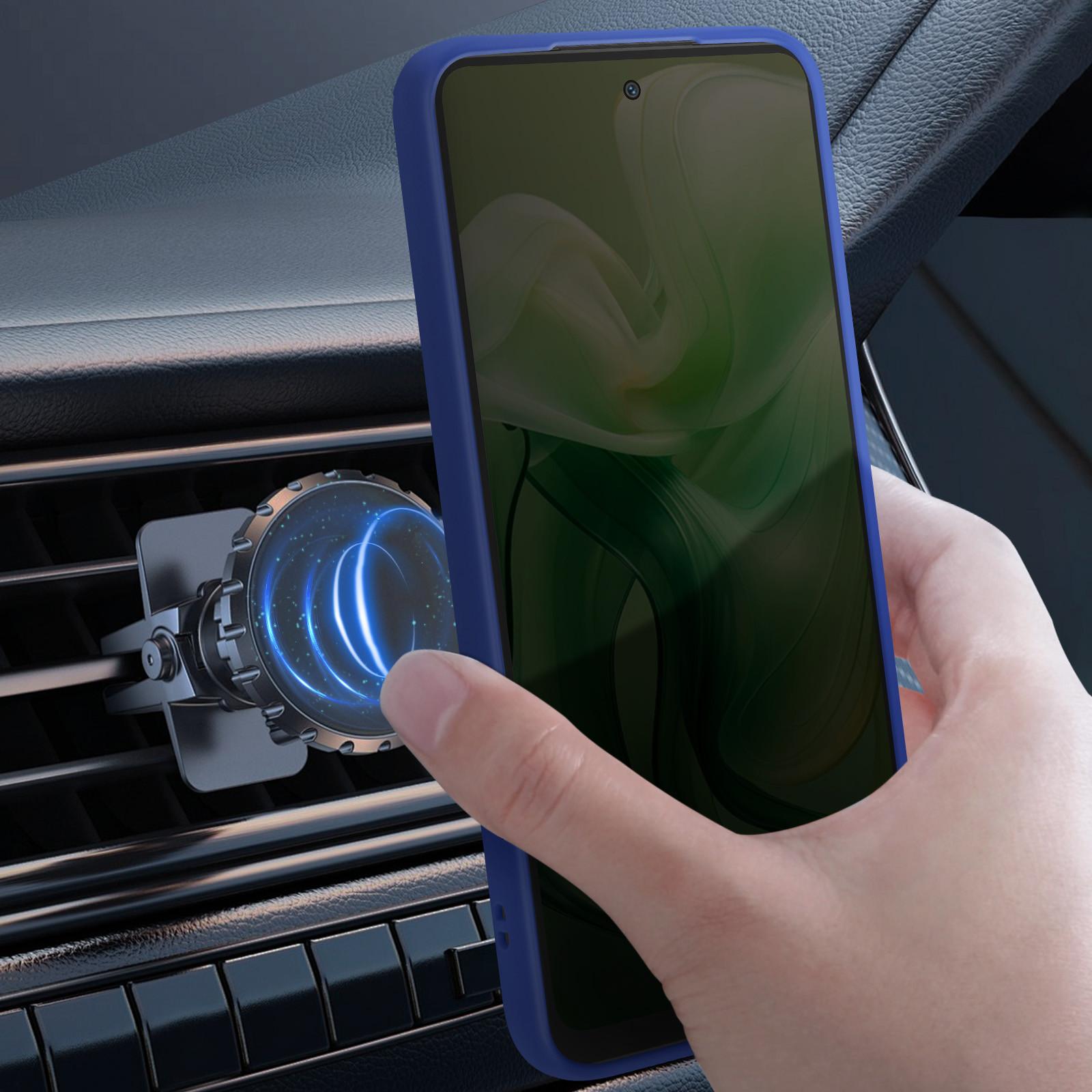 Avizar Ring-Hülle Motorola Moto G24 Dunkelblau