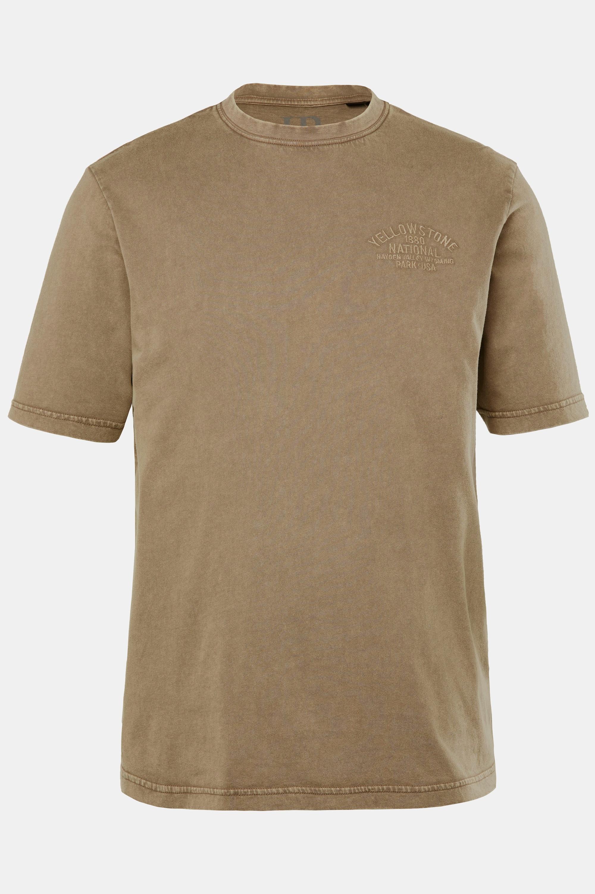 JP1880 Kurzarm Vintage Look Stick T-Shirt