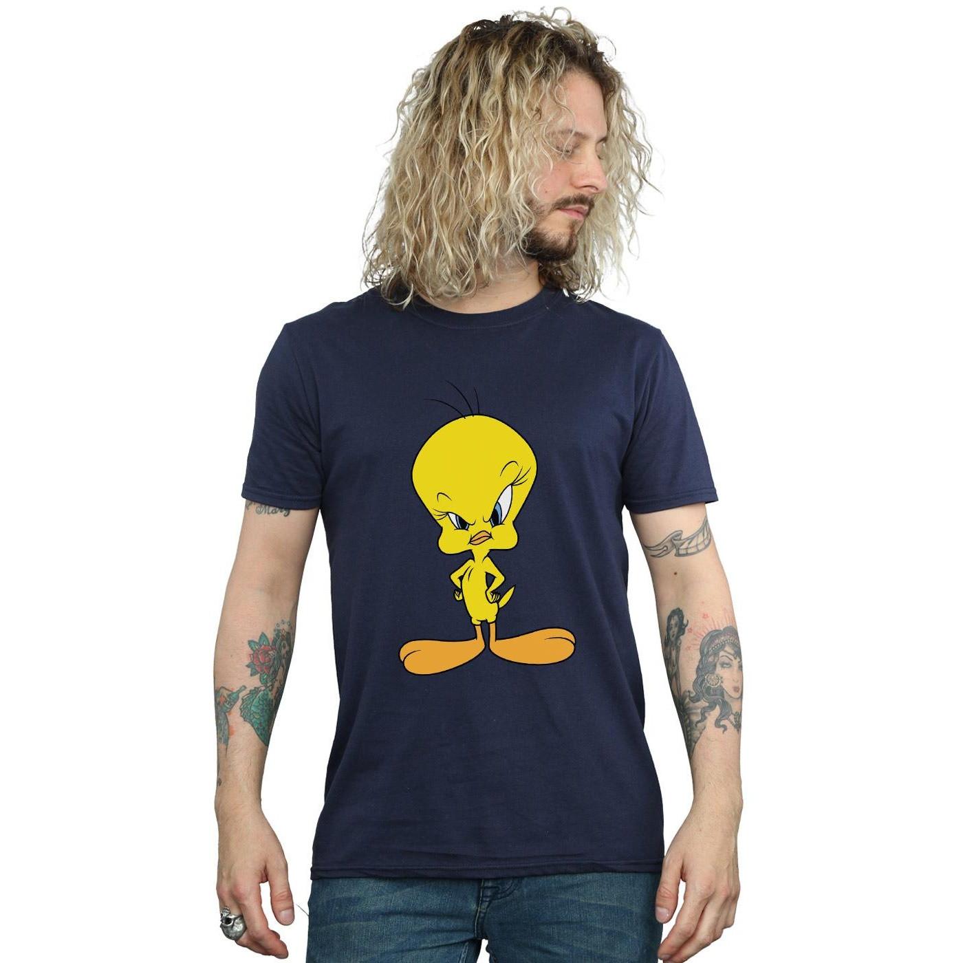 LOONEY TUNES Tweety Bird Angry Print T-Shirt
