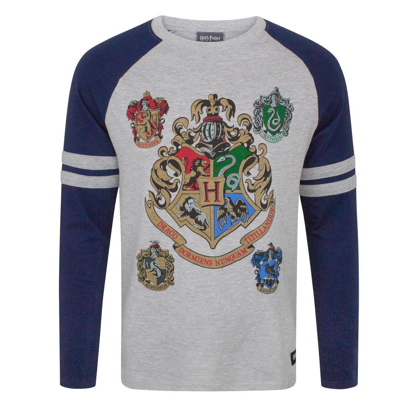 Harry Potter Hogwarts Raglan Oberteil