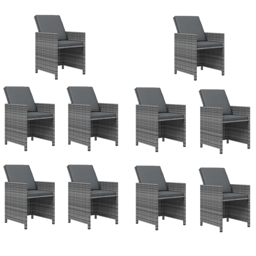 VidaXL Garten essgruppe poly-rattan