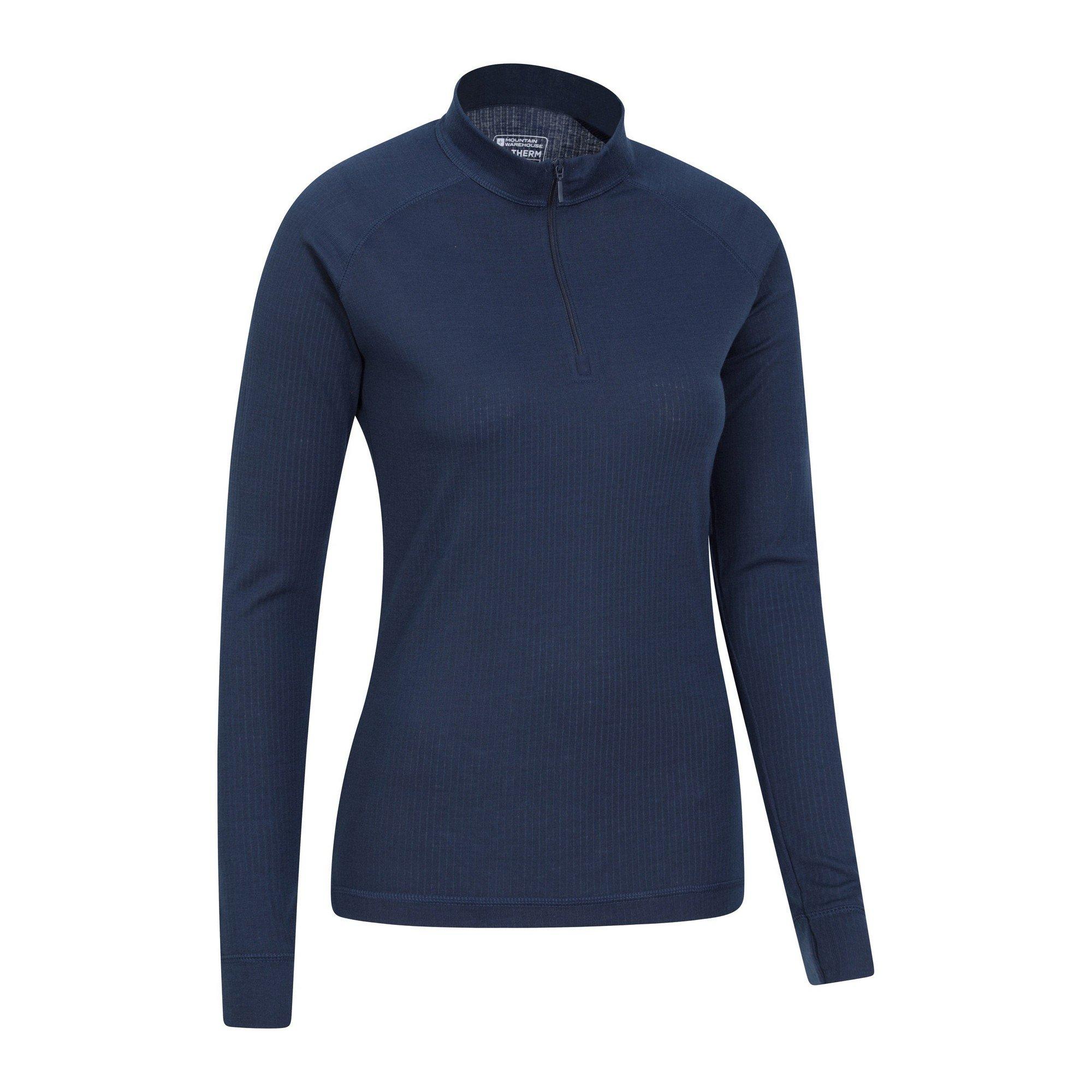 Mountain Warehouse Talus ThermoTop Langarm Half Zip Top