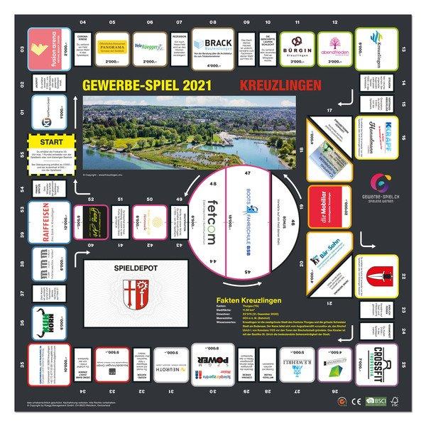GEWERBE-SPIEL Brettspiel KREUZLINGEN (Deutsch)