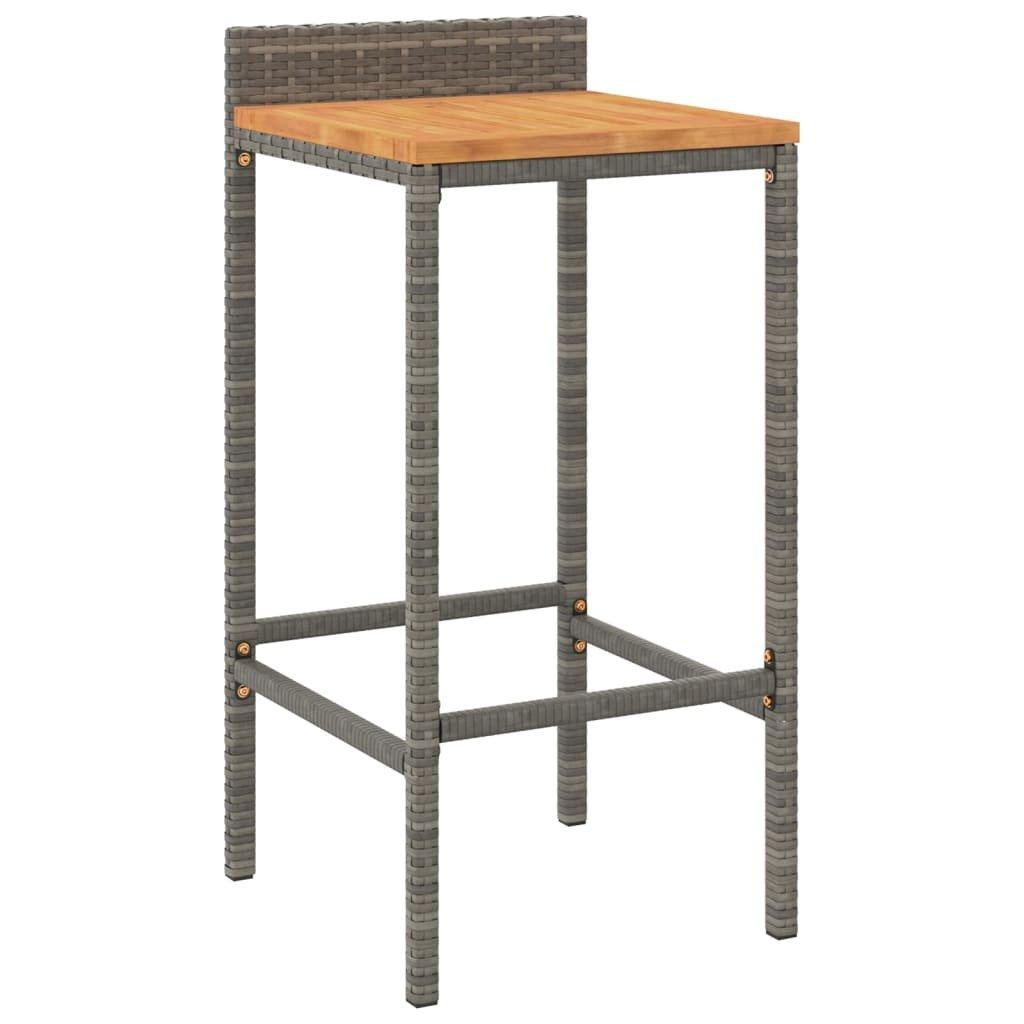 VidaXL Gartenbar set poly-rattan