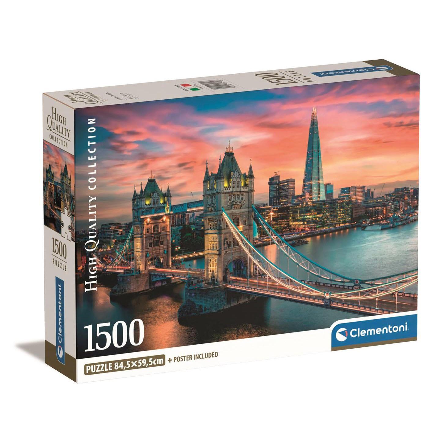Clementoni Puzzle Londoner Abenddämmerung (1500Teile)