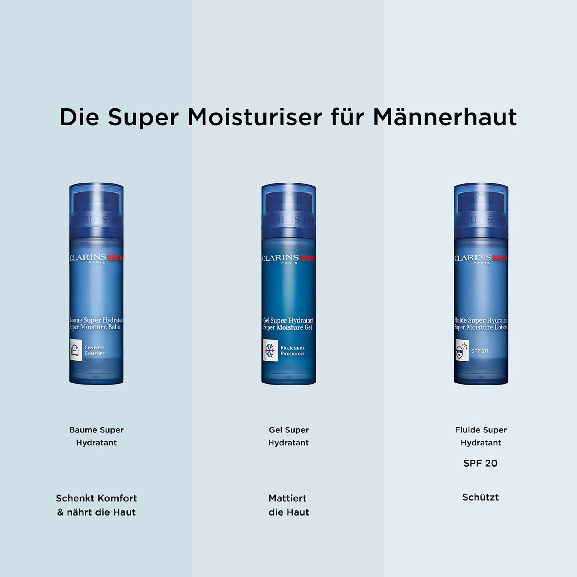 CLARINS CLARINS MEN Feuchtigkeits-Gel Super Hydratant