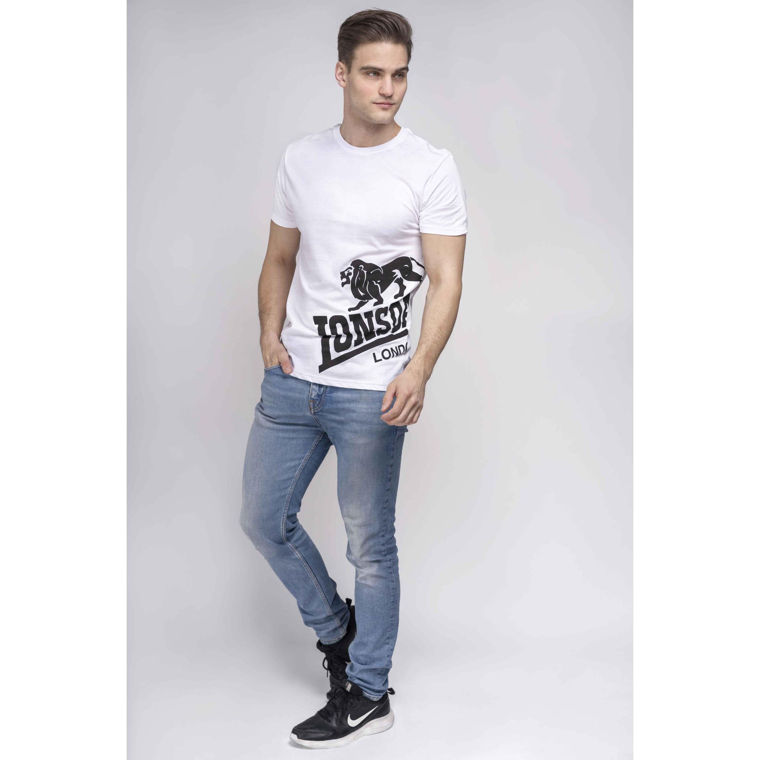 LONSDALE Dereham Logo Print T-Shirt