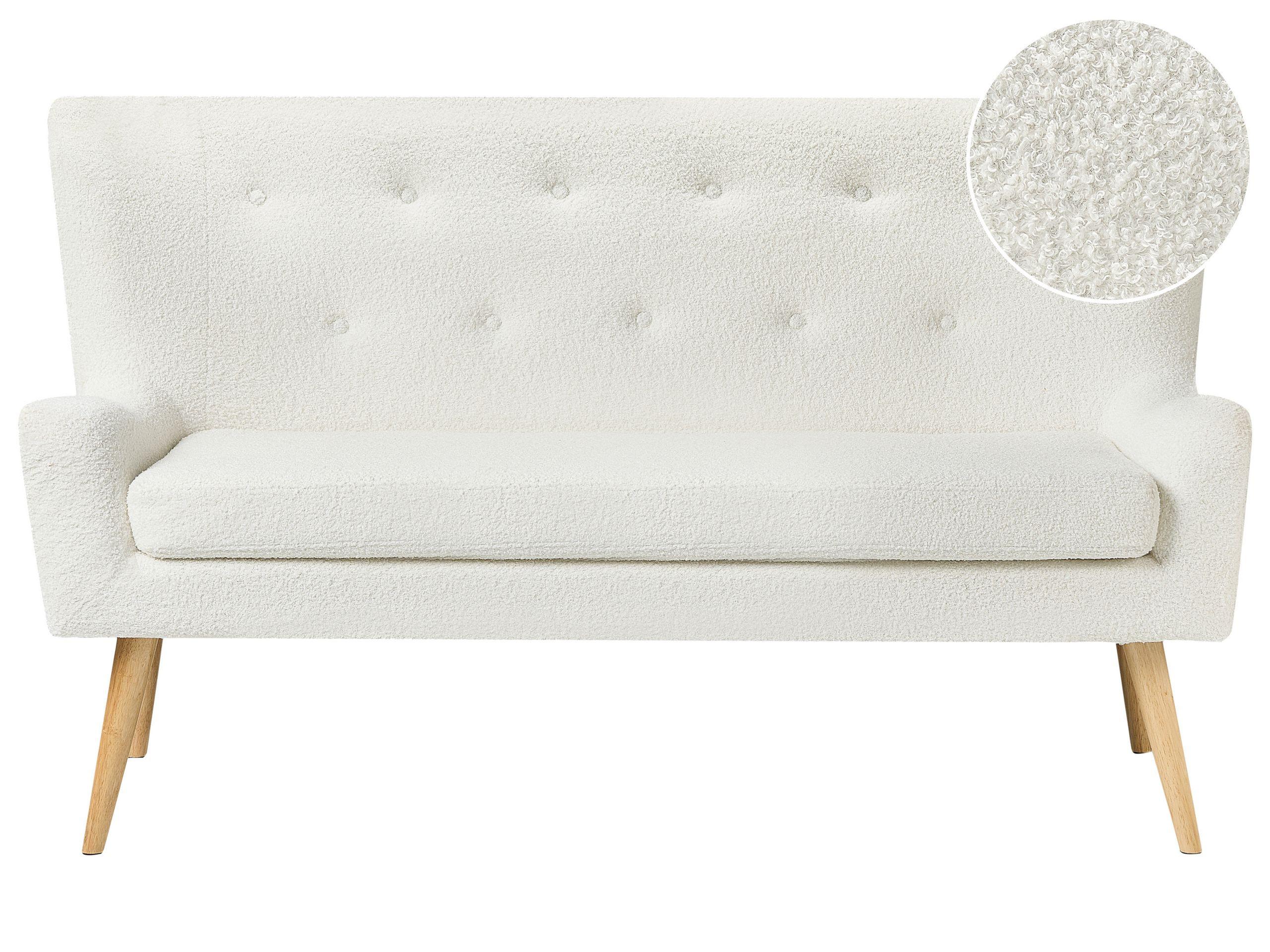 Beliani 2 Sitzer Sofa aus Bouclé Retro SKIBBY