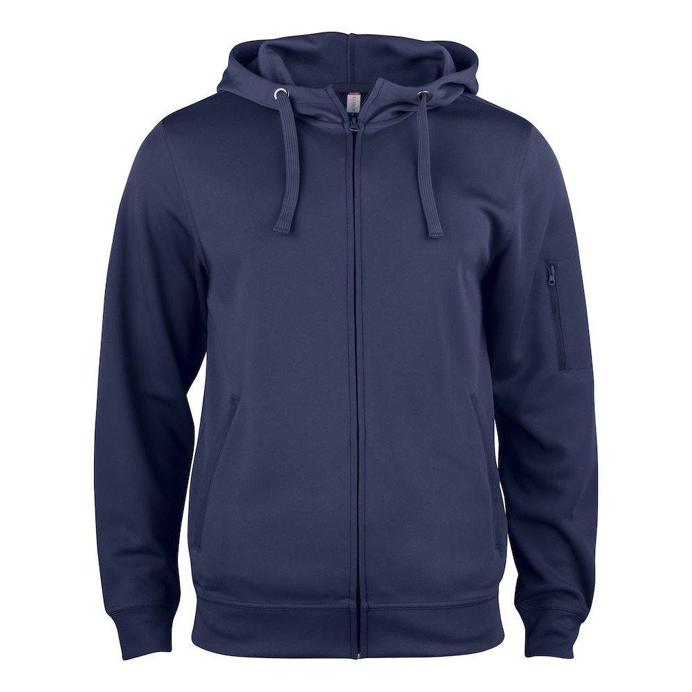 Clique Basic Hoodie mit durchgehendem Reißverschluss  Aktiv