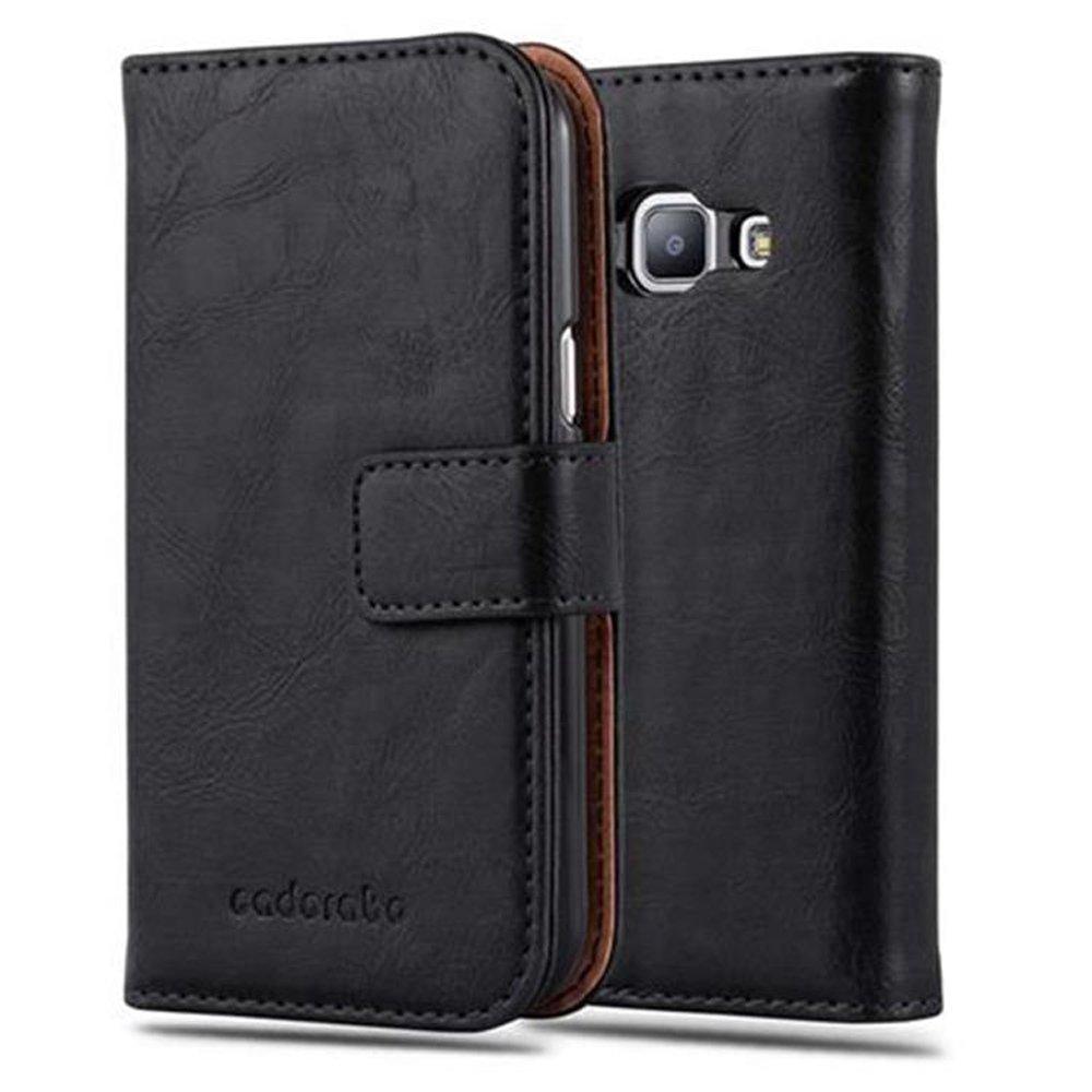 Cadorabo Hülle für Samsung Galaxy J1 2015 Magnetverschluss, Kartenfach