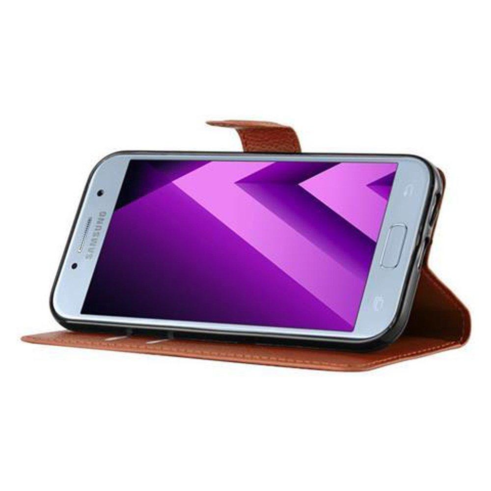 Cadorabo Hülle für Samsung Galaxy A5 2017 Standfunktion, Kartenfach