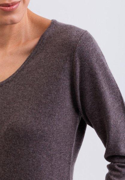 CASH-MERE.CH Kaschmir V-Ausschnitt Pullover
