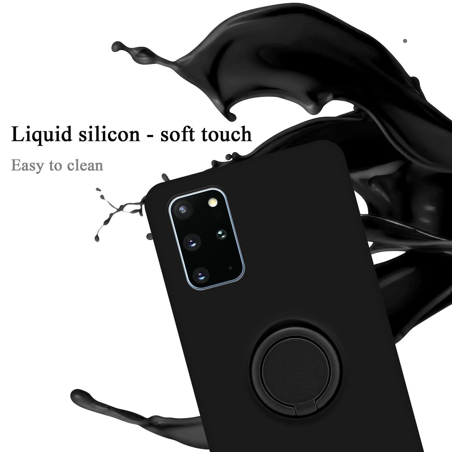 Cadorabo Hülle für Samsung Galaxy S20 PLUS TPU Silikon mit Ring Liquid