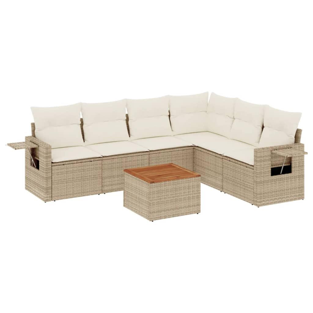 VidaXL Garten sofagarnitur poly-rattan