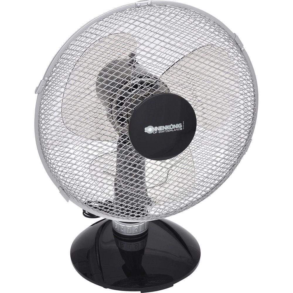 Sonnenkonig Tischventilator Metal Black 12' MetallSchwarz