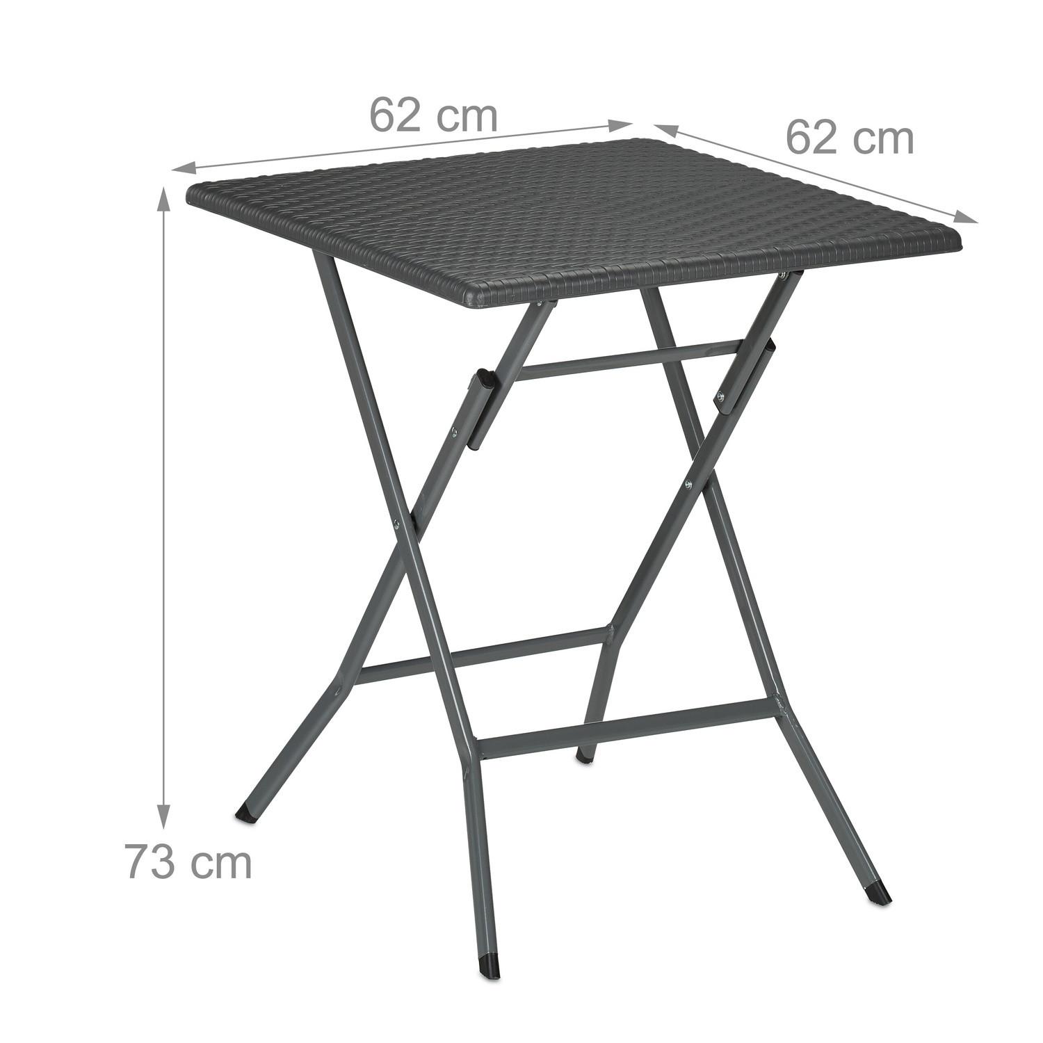 B2X Gartentisch iner Rattanoptik